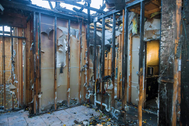 Professional Soot Cleanup technician working in Sugar Land, TX